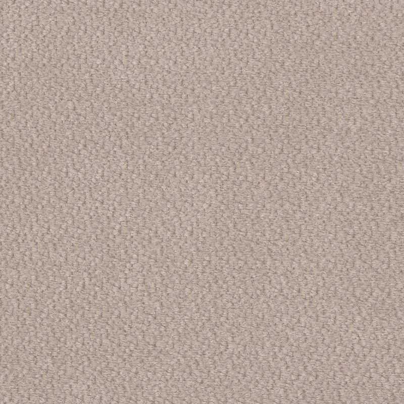 Canapé droit convertible ROTONDO 3 places tissu bouclette grège