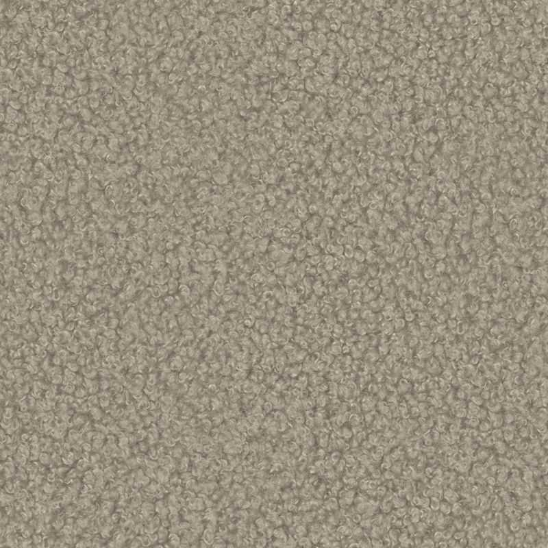 Canapé droit convertible TASCA 3 places tissu bouclette taupe
