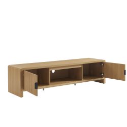 Meuble TV UTICA effet chêne 160cm