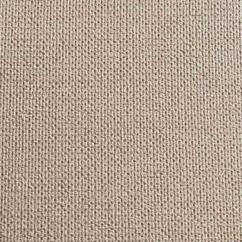 Lot de 2 fauteuils KALLI tissu grège pieds métal finition bois