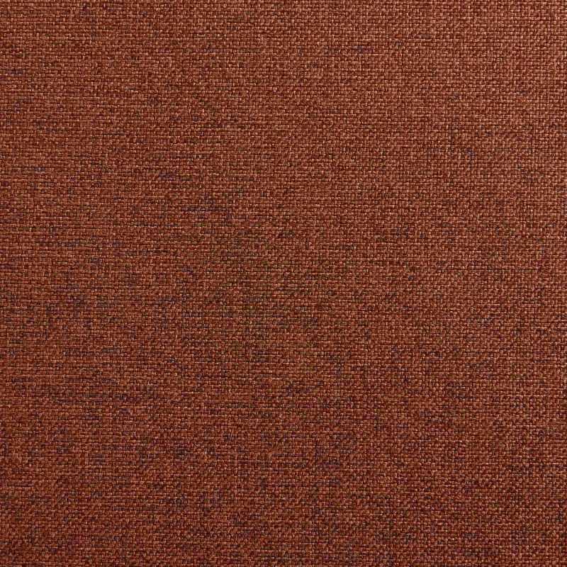 Lot de 2 chaises NOA tissu terracotta pieds métal finition bois