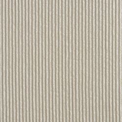 Lot de 2 chaises JACK velours côtelé écru pieds métal chromé