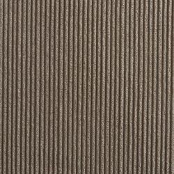 Lot de 2 chaises JACK velours côtelé grège pieds métal chromé