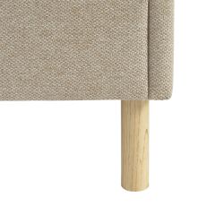 Lit NEBULA tissu grège 160200 sommier inclus