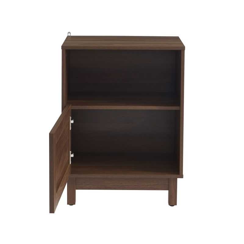 Table de chevet HARIA effet noyer