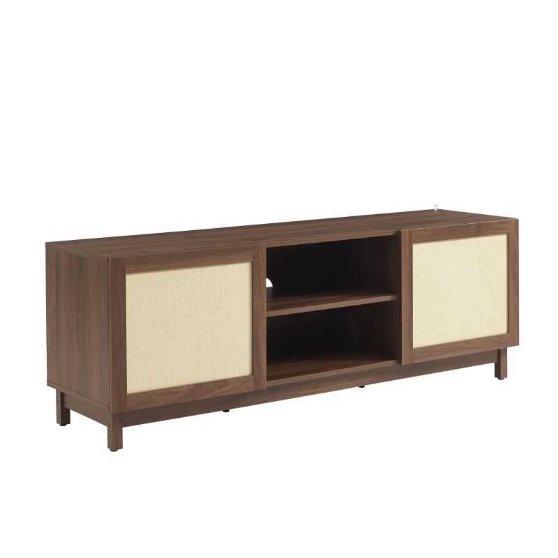 Meuble TV HARIA effet noyer