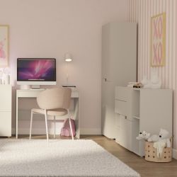 Armoire enfant INGA cachemire 4 portes h184cm