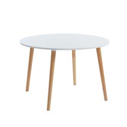 Table extensible ORACLE laqué blanc mat 120 à 160cm