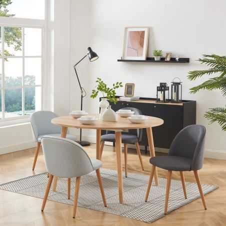 Table extensible ORACLE placage chêne 120 à 160cm
