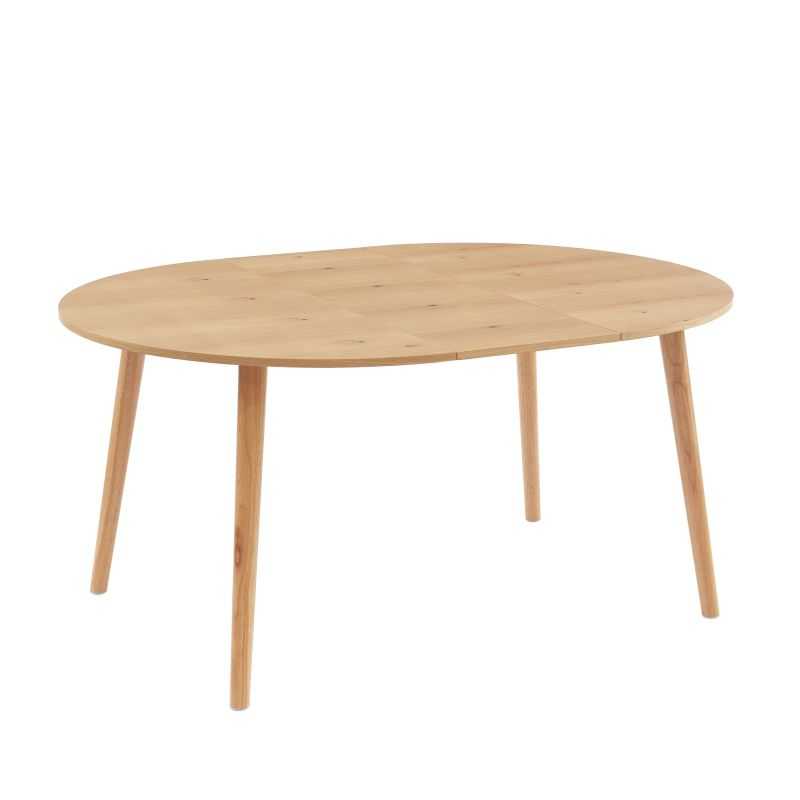 Table extensible ORACLE placage chêne 120 à 160cm
