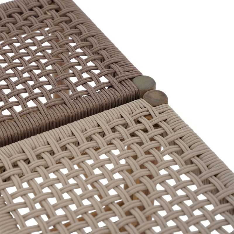 Banc AVI en corde beige