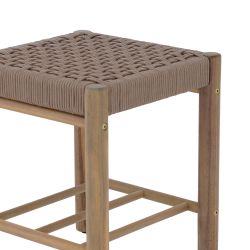 Banc AVI en corde marron clair