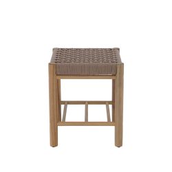 Banc AVI en corde marron clair