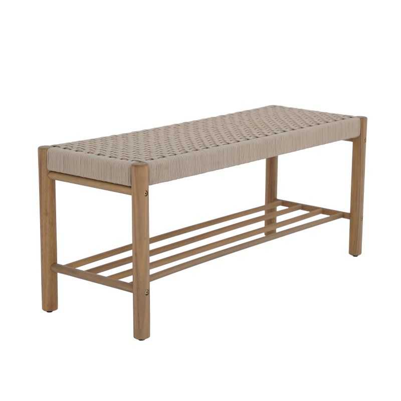 Banc TONGO en corde beige
