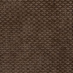 Banquette JANIS modulable 2 places tissu chenille marron