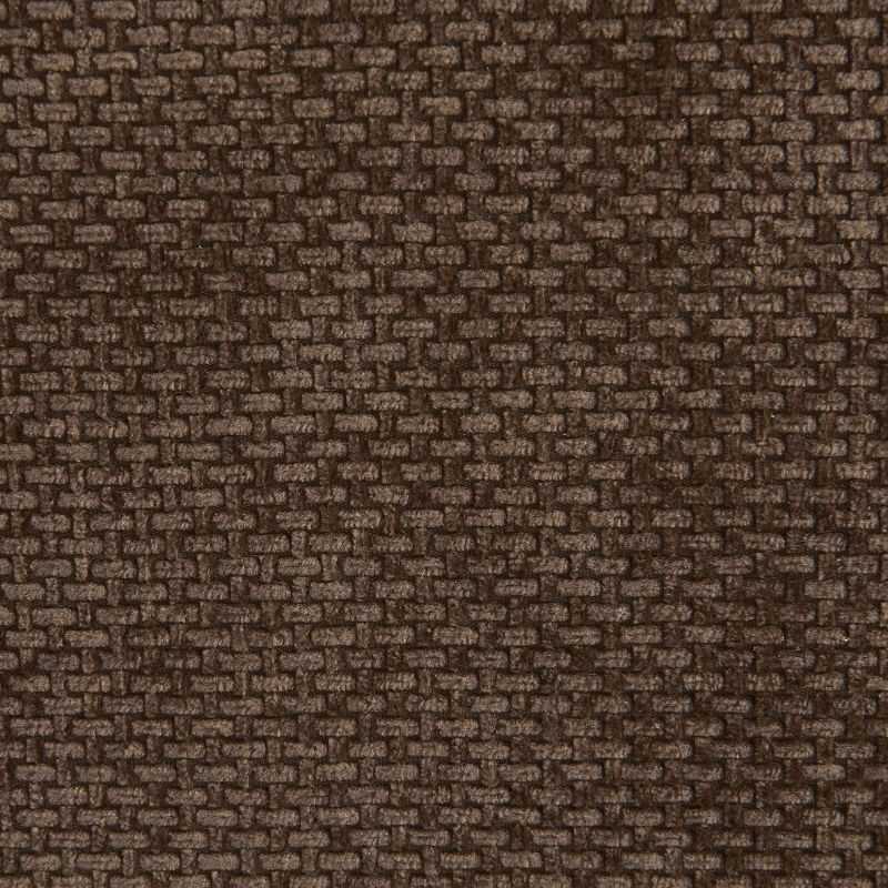 Banquette JANIS modulable 2 places tissu chenille marron
