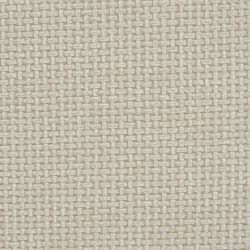 Ensemble banquette et chauffeuse JANIS modulable 3 places tissu chenille écru