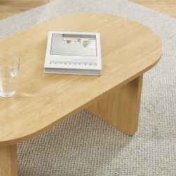 Table basse AFFY effet chêne