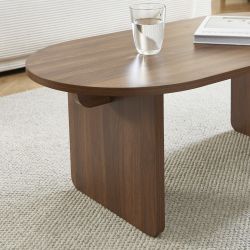 Table basse AFFY effet noyer