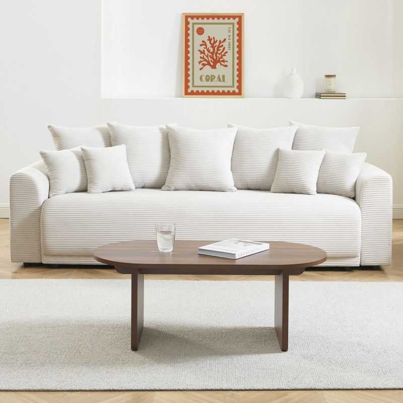 Table basse AFFY effet noyer