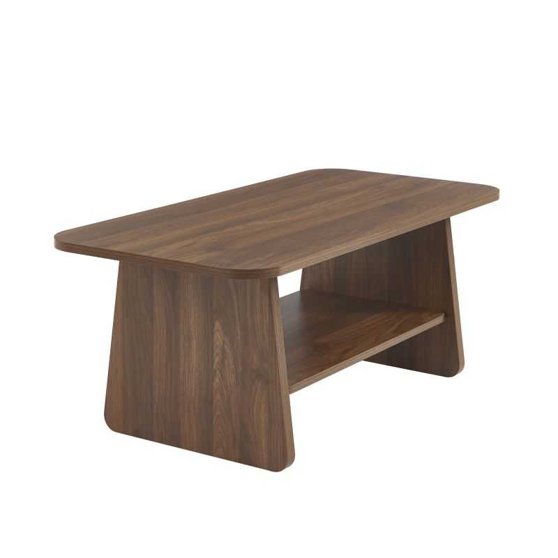 Table basse LANGO effet noyer