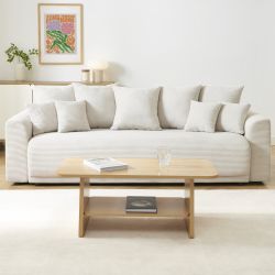 Table basse LANGO effet chêne