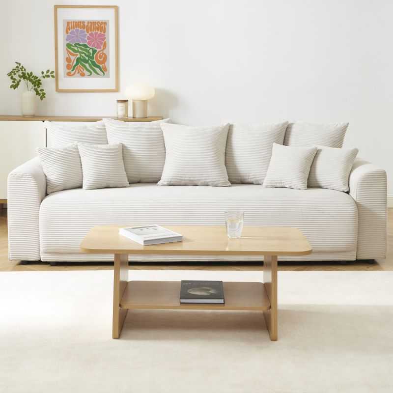 Table basse LANGO effet chêne