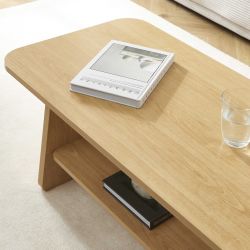 Table basse LANGO effet chêne