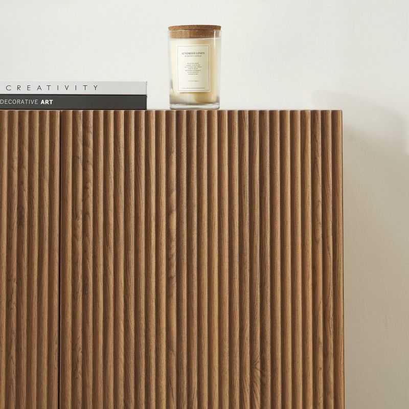 Buffet ORCA effet noyer 3 portes 140 cm