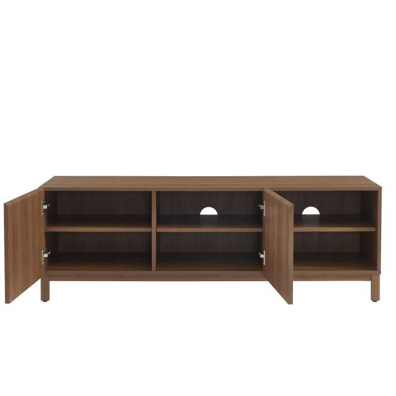 Meuble TV ORCA effet noyer 140 cm