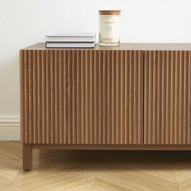 Meuble TV ORCA effet noyer 140 cm