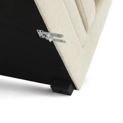 Chauffeuse BILLIE 1 place tissu chenille beige