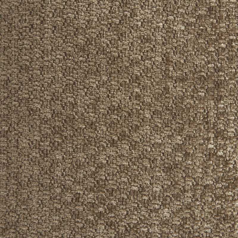 Canapé droit MATILDA 2 places tissu chenille marron