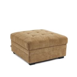 Pouf BILLIE tissu chenille écureuil