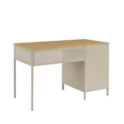 Bureau PANTONE métal taupe 120cm