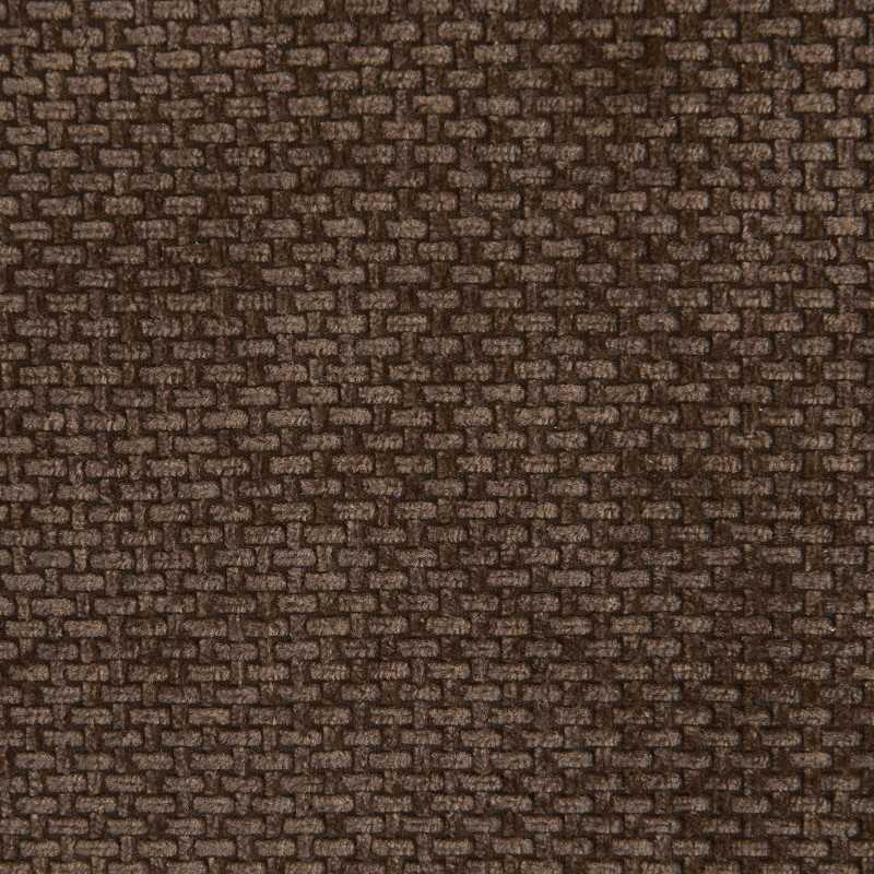 Chauffeuse JANIS modulable 1 place tissu chenille marron