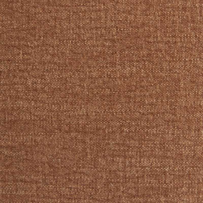 Ensemble canapé droit 3 places + pouf MOODY tissu lin écureuil