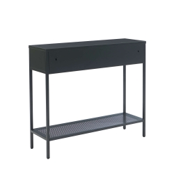 Console PANTONE métal anthracite 100cm