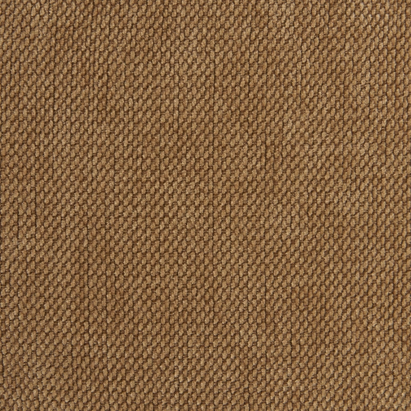 Canapé droit modulable 3 pièces BILLIE tissu chenille écureuil