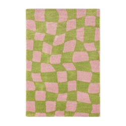 Tapis ABBY vert motif vintage 160x230 cm