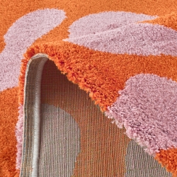Tapis ABBY orange motif vintage 200x280 cm