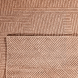 Tapis OLGA moka motif linéaire 160x230 cm