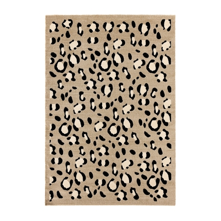 Tapis SAVA beige effet léopard 200x290 cm