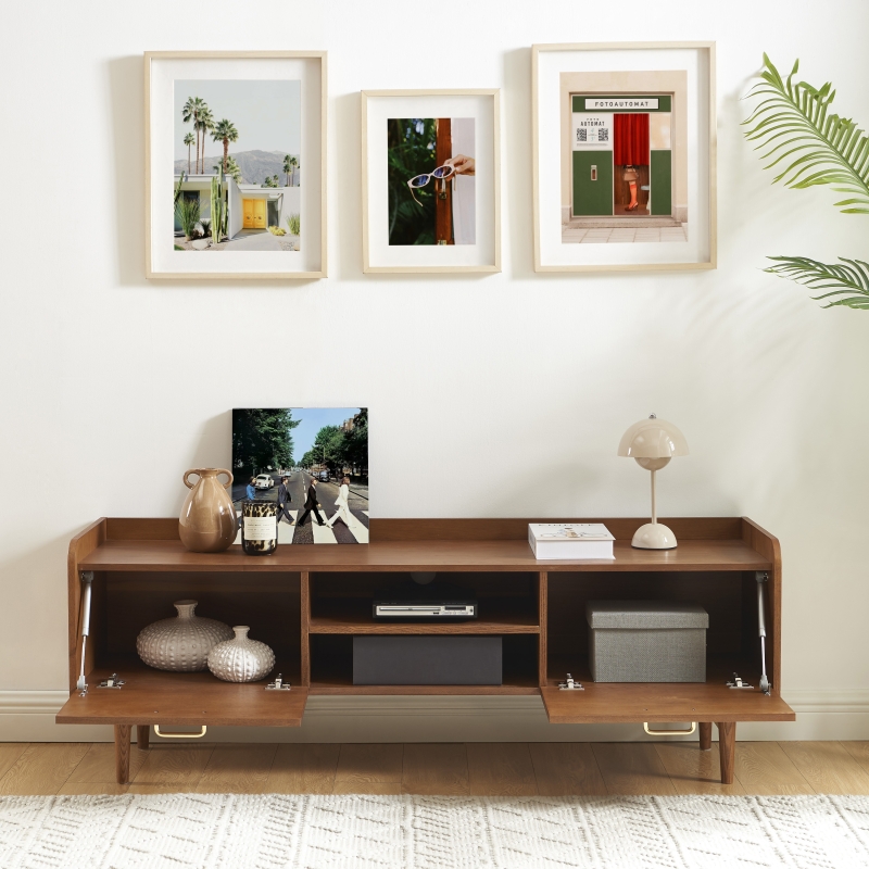 Meuble TV TWIGGY placage frêne 150x53cm