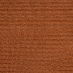 Canapé droit SOLINE convertiblevelours cotêlé terracotta 3 places