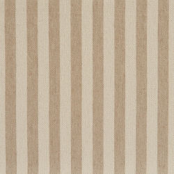 Lit coffre PILKA tissu rayé beige et écru 160x200 sommier inclus