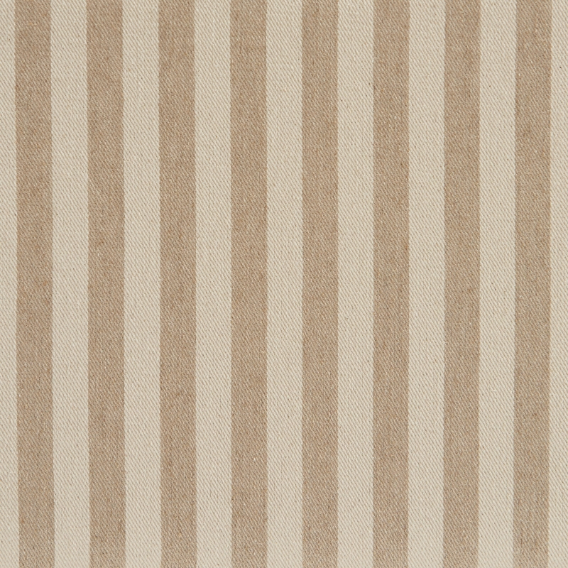 Lit coffre PILKA 180x200 tissu rayé beige et écru sommier inclus