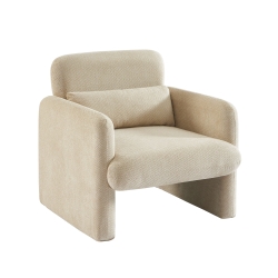 Fauteuil OMA tissu beige