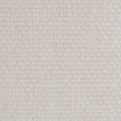 Fauteuil JUDY tissu chenille écru pieds boules teintés noyer