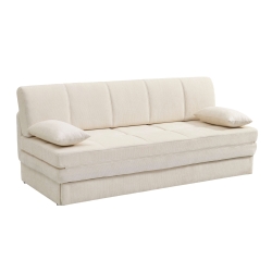 Banquette LUMA convertible 3 places tissu chenille beige